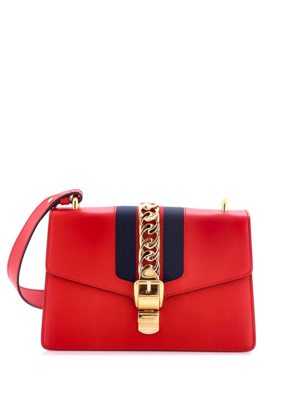 Gucci Sylvie Shoulder Bag Leather Small #348364G10B